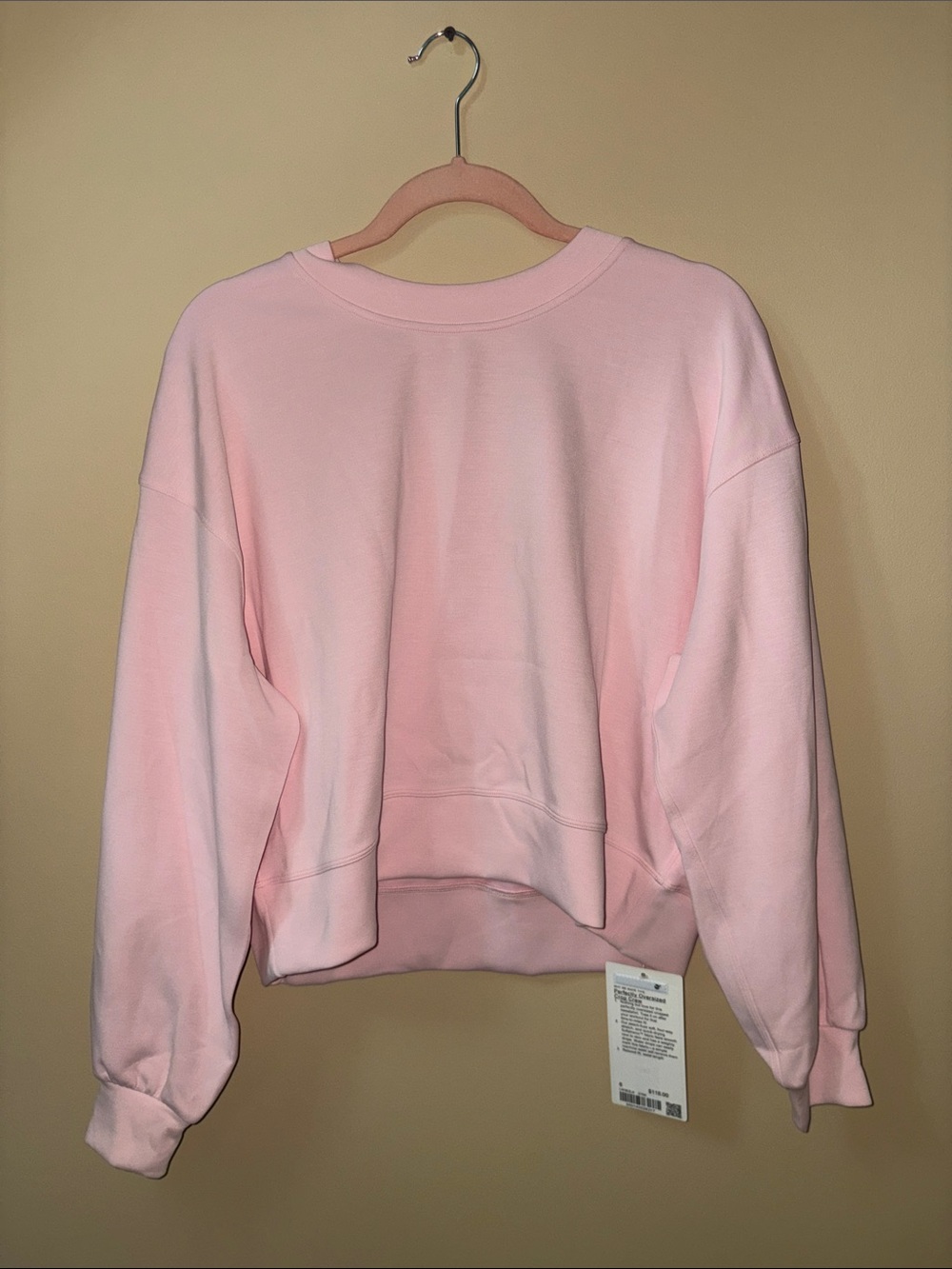 NWT LULULEMON Strawberry milkshake Pink Crewneck Sweatshirt